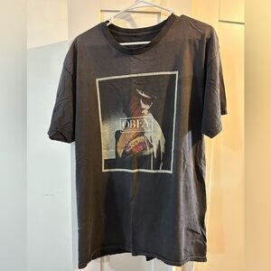 OBEY Propaganda Graphic Tee Washed Black Streetwear Vintage Style T-Shirt